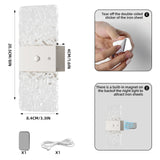 Modern Minimalist LED Motion-sensor Bedside Wall Lamp