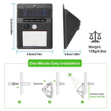 Solar Light 20 LEDs Outdoor PIR Motion Sensor Lights