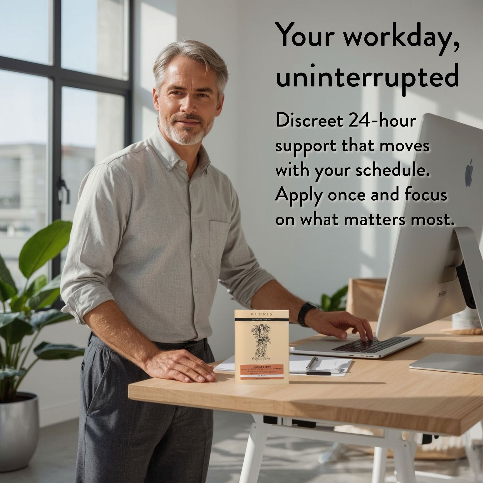 CBD Muscle & Joint Patches | 24-Hour Relief with Turmeric & Omegas