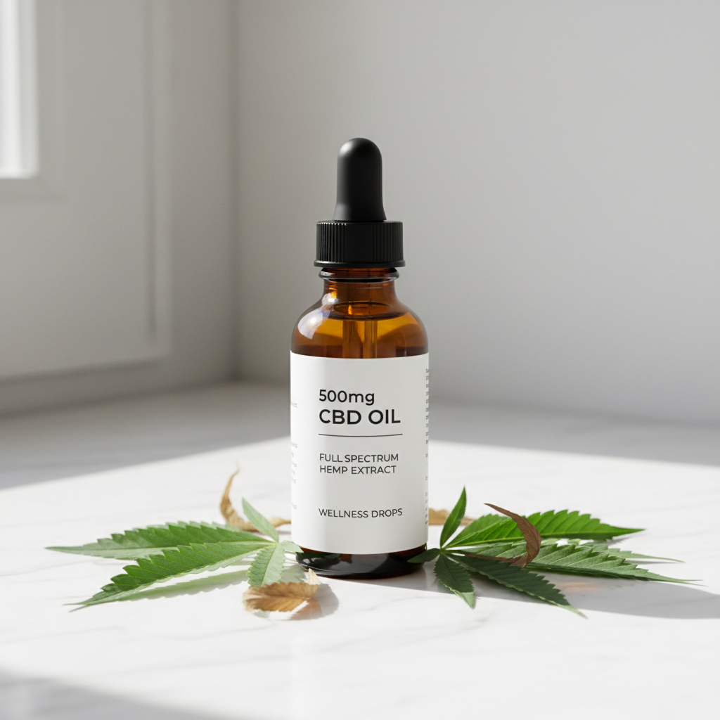 500mg CBD Oil Drops | Perfect Starter Strength | 5% Broad-Spectrum CBD