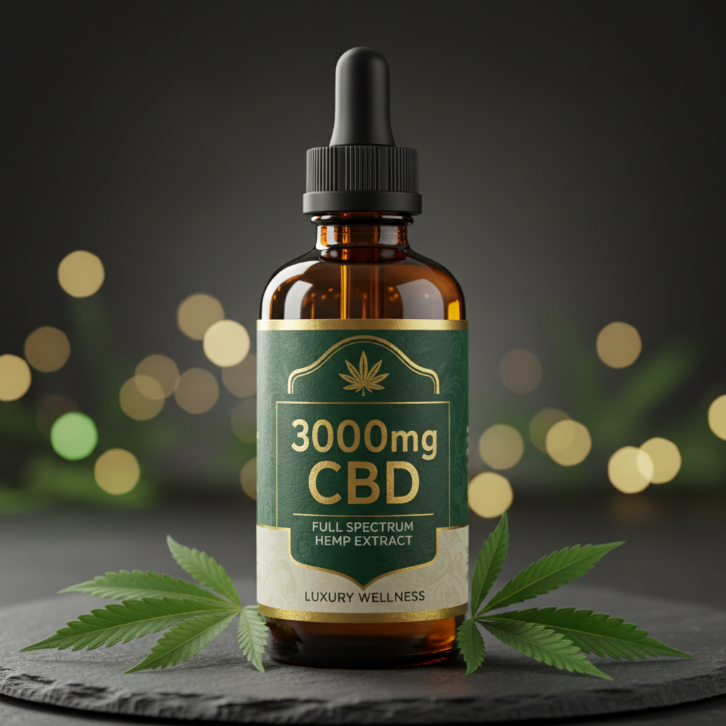 3000mg CBD Oil Drops | High-Strength 10% CBD | Best Value for Regular Users